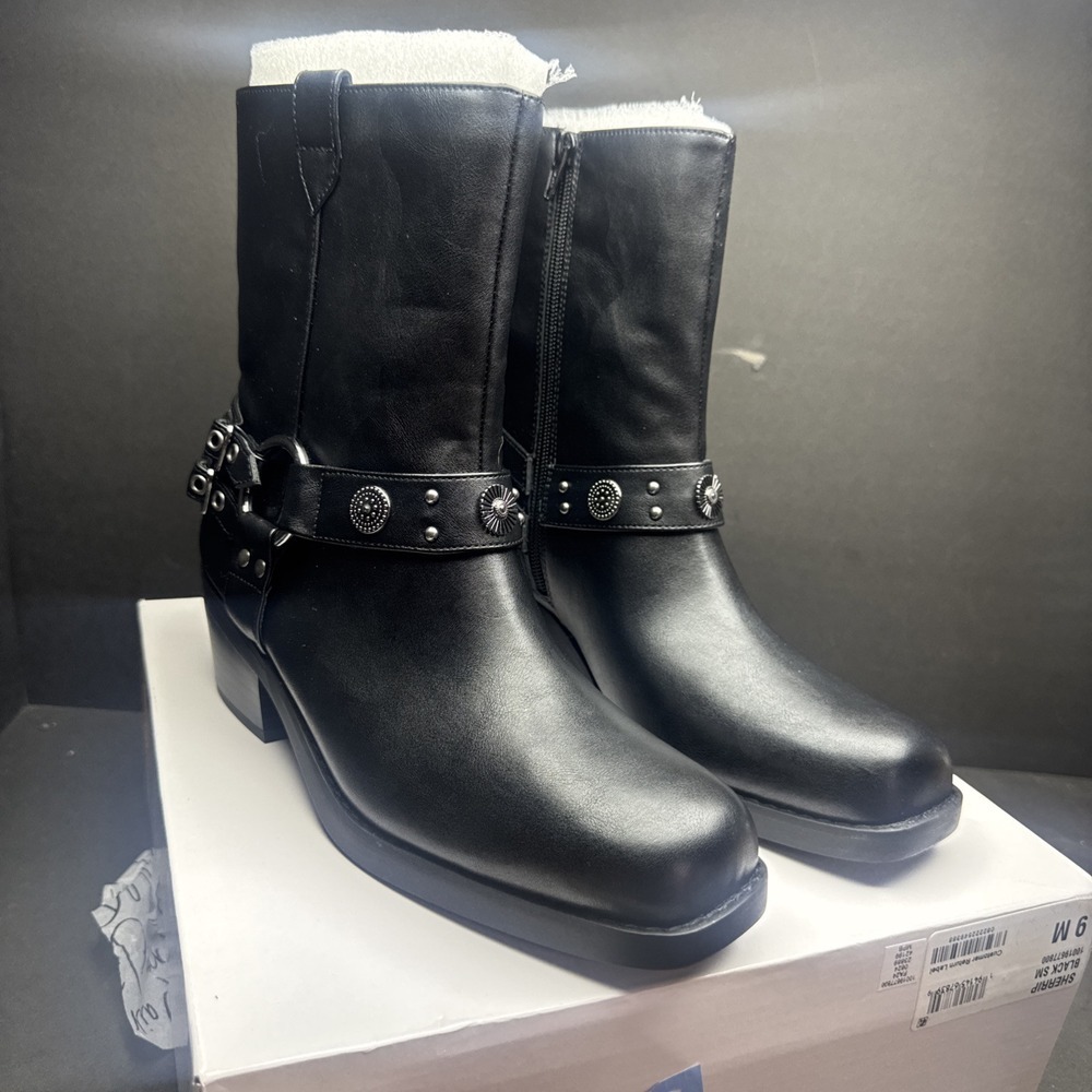 Wild Pair Stellaa Platform Women's Boots New Size 9 Black No Box